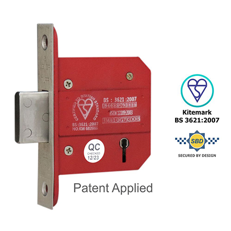 BS 3621 5 Lever Dead Lock (Unpickable)