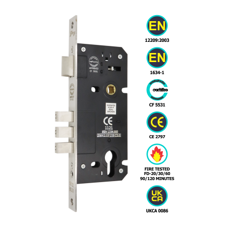 EURO PROFILE CYLINDER TRI PIN LOCK BODY