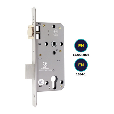 EURO PROFILE ROLLER LOCK BODY SINGLE THROW (85MM CENTRE)