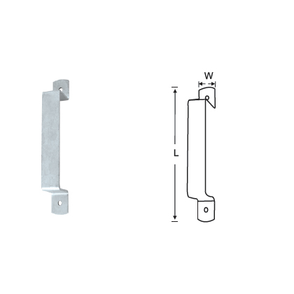 MILD STEEL PANEL SECURITY BRACKET