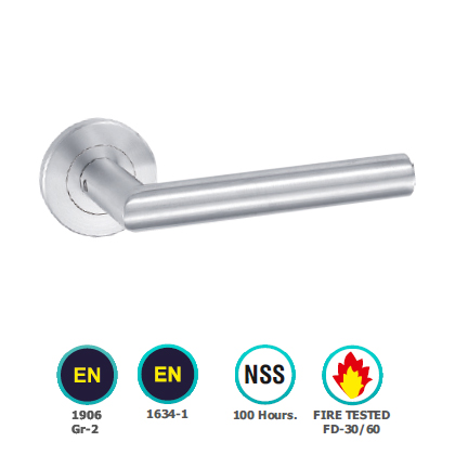 STAINLESS STEEL LEVER HANDLE (D - Ø22)